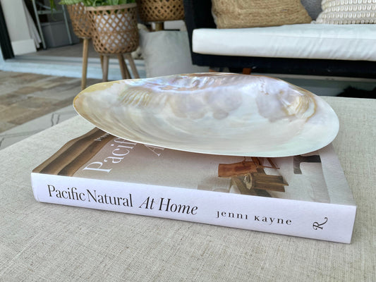 GIANT MUSSEL SHELL 1/2's *All Sizes* Natural Polished Mother of Pearl Irredescent Decorative Dish Display Seashell Clam
