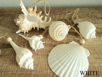 Seashell Starfish Sea Urchin Barnacles Hanging Ornaments Beach Coastal Christmas Tree Party Wedding favors