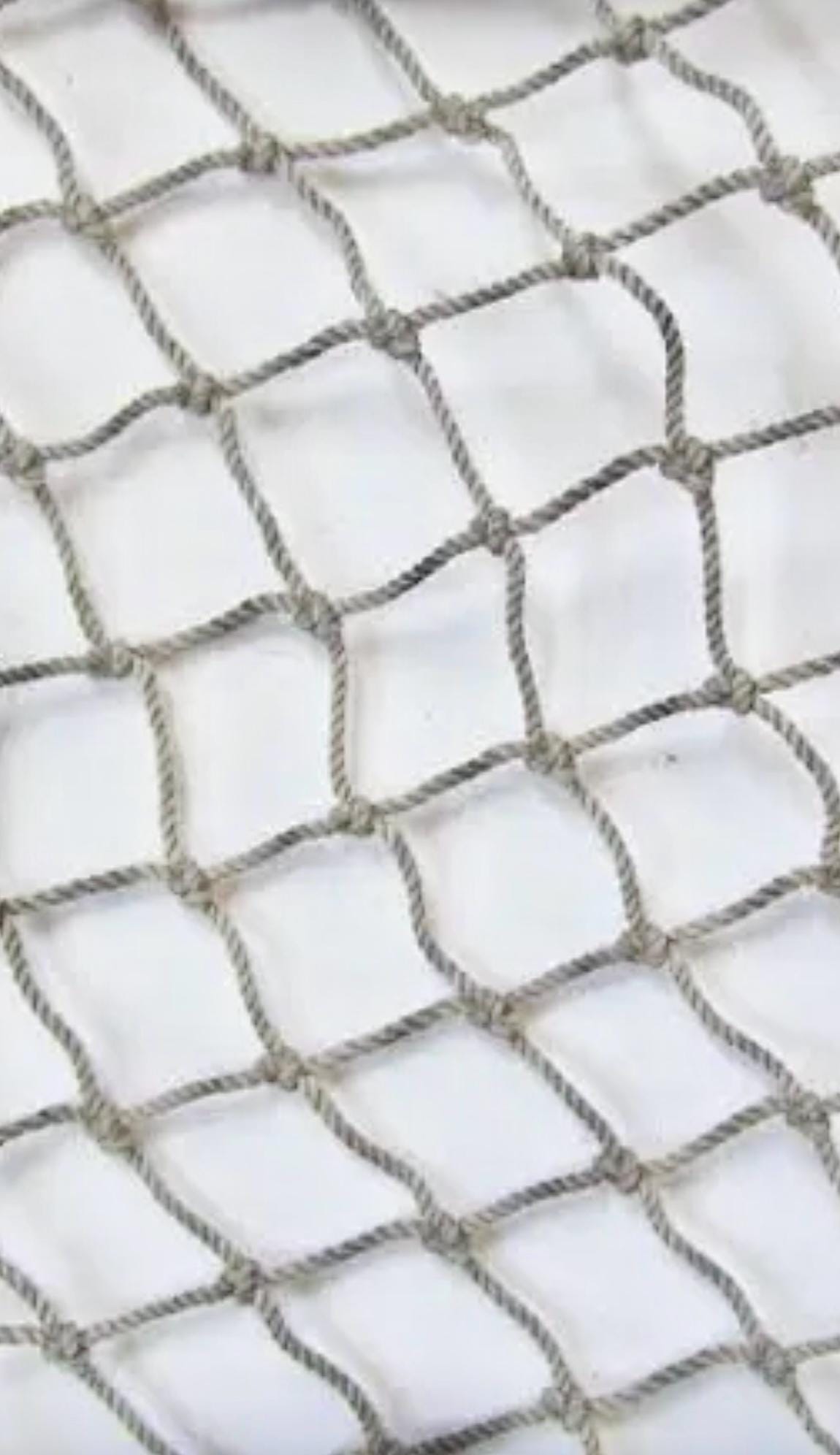 Recycled 5x5" Decorative Fish Net Coastal Beach Sustainable Décor