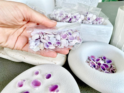 Cebu Beauty Edge Cuts Craft Shells .25-.5" *You Choose Quantity* Purple Violet Seashells