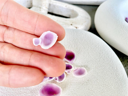 Cebu Beauty Edge Cuts Craft Shells .25-.5" *You Choose Quantity* Purple Violet Seashells