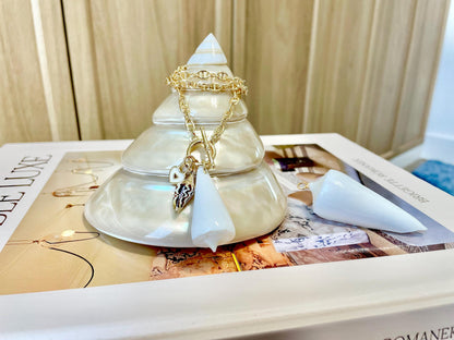 Pure White Natural Cone Shells: 1.5-2.5" You Choose Size, Craft Jewelry Supply Seashell