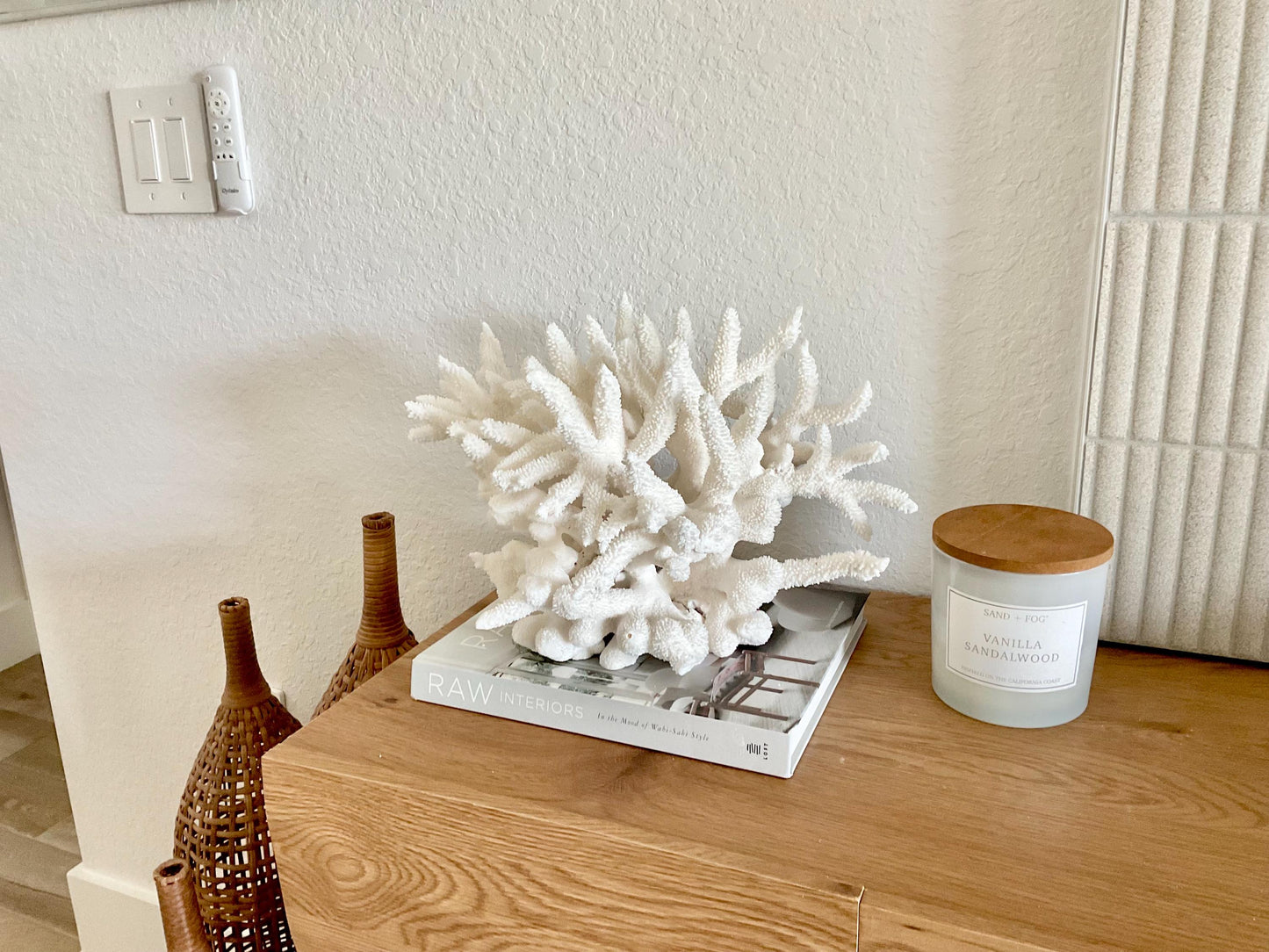 Extra LARGE 100% Natural Oversized BRANCH Coral Fossil 15.5" x 12" x 10" XL Specimen Coastal Display Beach House Décor Centerpiece White