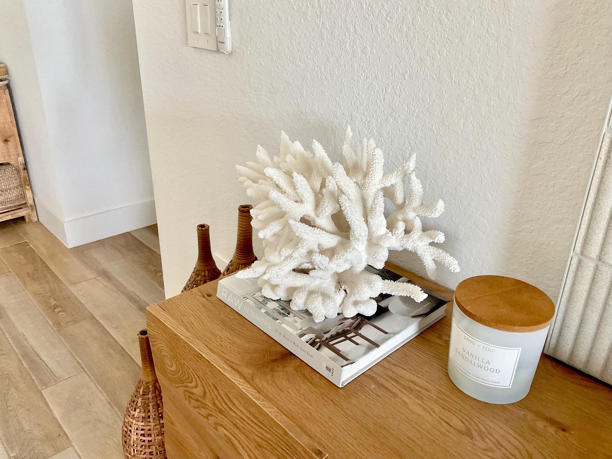 Extra LARGE 100% Natural Oversized BRANCH Coral Fossil 15.5" x 12" x 10" XL Specimen Coastal Display Beach House Décor Centerpiece White