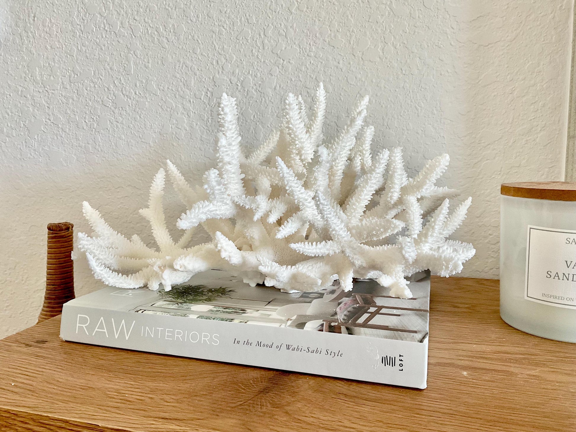Extra LARGE 100% Natural Oversized BRANCH Coral Fossil 15" x 12" x 8.5" XL Specimen Coastal Display Beach House Décor Centerpiece White