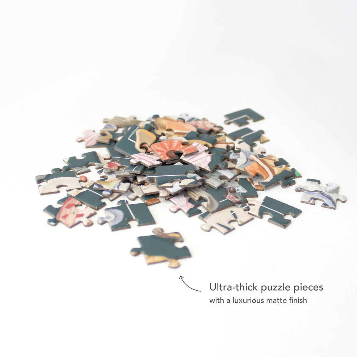 Seashells Puzzle Greeting Card: Beachy Coastal Lovers Gift