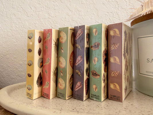 Vintage Seashells Decorative Large Matchboxes: Coastal Home Décor & Nautical Gift